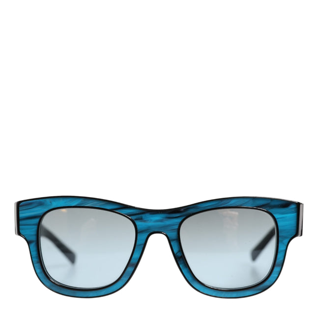 Dolce & Gabbana Blue Black Marbled Metal DG2215K Eyewear Sunglasses