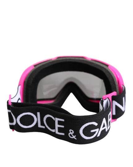 Dolce & Gabbana Fuchsia Pink Logo Ski Goggles DG6182 Mask Sunglasses