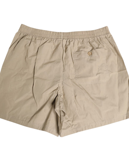Dolce & Gabbana Beige Cotton Regular Boxer Shorts Underwear