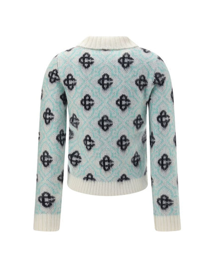 Casablanca Multicolor Merino Wool Sweatshirt