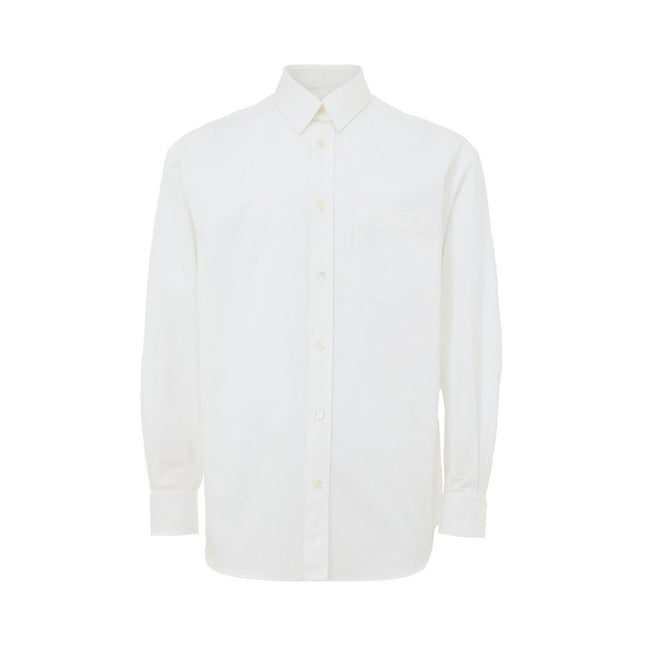 Gucci White Cotton Dress Shirt