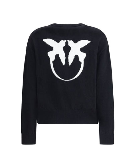PINKO Black Wool Sweatshirt