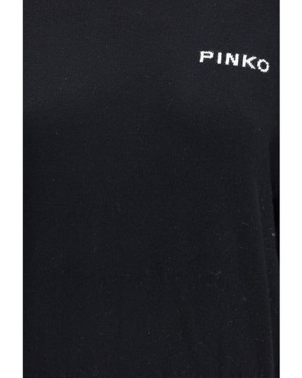 PINKO Black Wool Sweatshirt