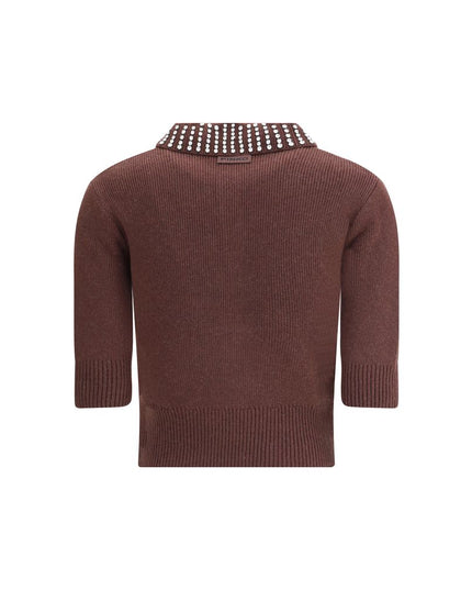 PINKO Brown Nylon Sweatshirt