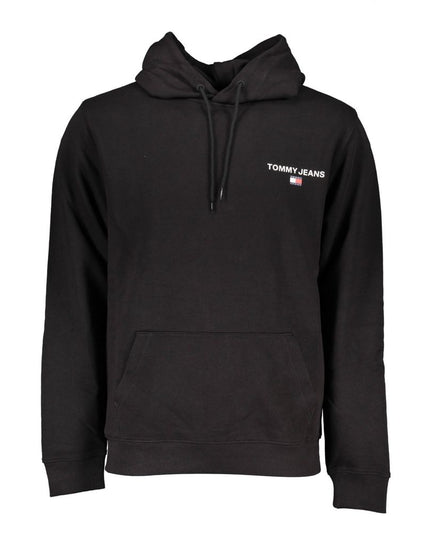 Tommy Hilfiger Black Cotton Men Sweater