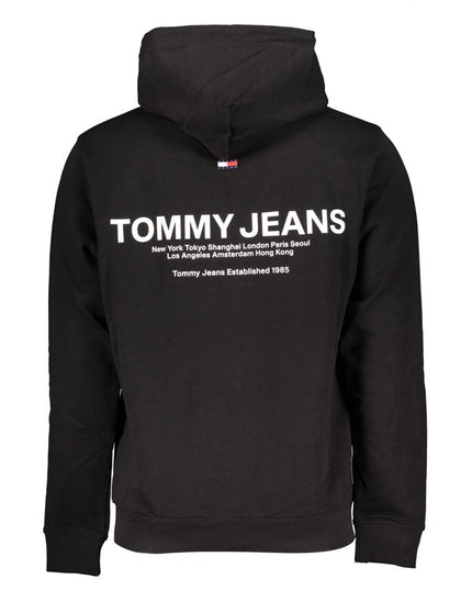 Tommy Hilfiger Black Cotton Men Sweater