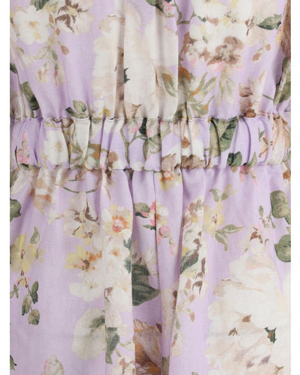 Zimmermann Multicolor Linen Jumpsuit