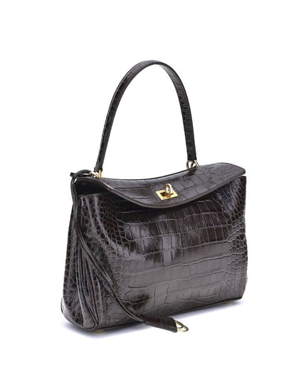 Balenciaga Black Calf Leather Bos Taurus Shoulder Bag