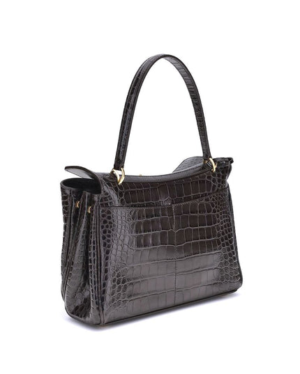 Balenciaga Black Calf Leather Bos Taurus Shoulder Bag