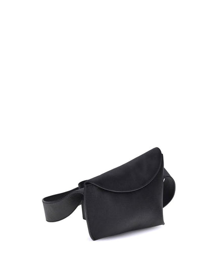 Alexander McQueen Black Calf Leather Bos Taurus Shoulder Bag