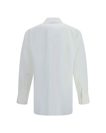 Alexander McQueen White Cotton Dress Shirt
