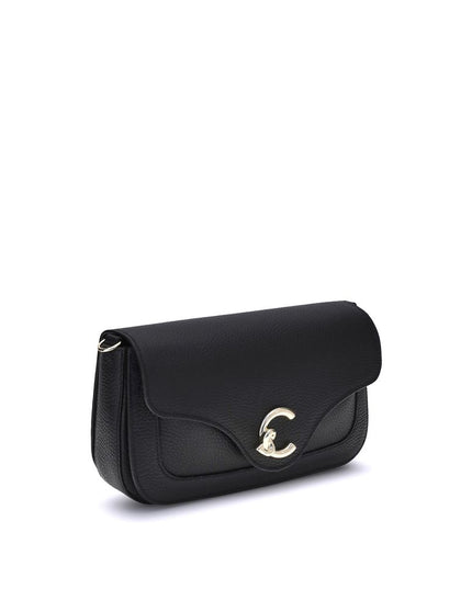 Coccinelle Black Calf Leather Bos Taurus Shoulder Bag