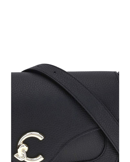 Coccinelle Black Calf Leather Bos Taurus Shoulder Bag