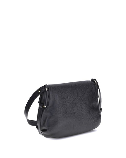 Coccinelle Black Calf Leather Bos Taurus Shoulder Bag