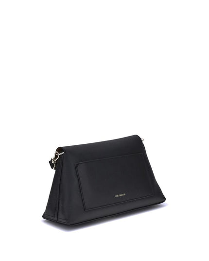 Coccinelle Black Calf Leather Bos Taurus Shoulder Bag