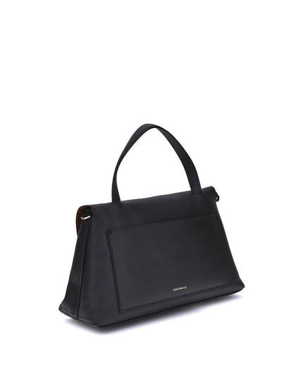 Coccinelle Black Calf Leather Bos Taurus Handbag