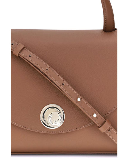 Coccinelle Brown Calf Leather Bos Taurus Handbag