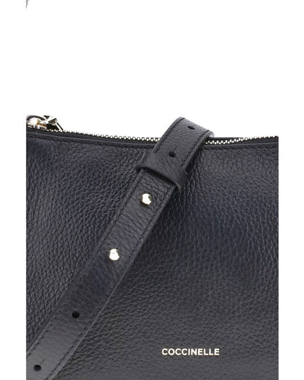 Coccinelle Black Calf Leather Bos Taurus Shoulder Bag