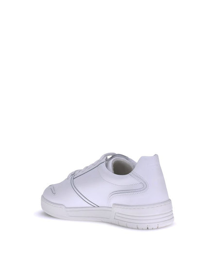 Moschino White Rubber Low Top Sneakers