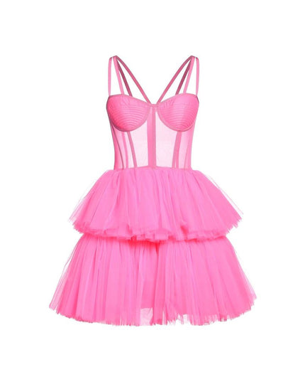 19:13 DRESSCODE Multicolor Cotton Cocktail Dress