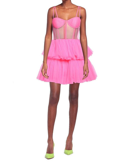 19:13 DRESSCODE Multicolor Cotton Cocktail Dress