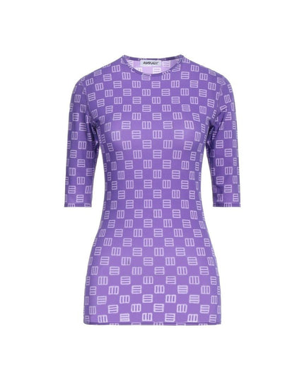 Ambush Purple Elastane T-Shirt