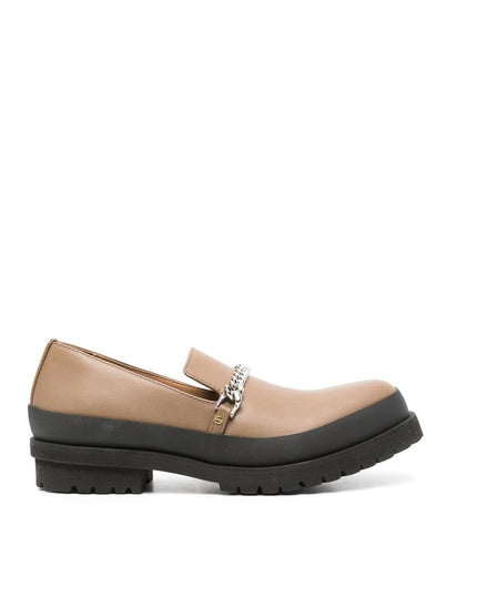 Stella McCartney Brown Vegan Leather Slip-On Loafers