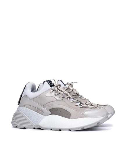 Stella McCartney Gray Vegan Leather Chunky Sneakers