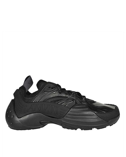 Lanvin Black Polyethylene Athletic Sneakers