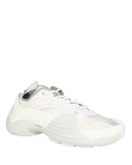 Lanvin White Polyethylene Athletic Sneakers