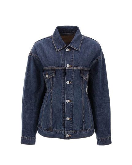 Balenciaga Blue Cotton Denim Jacket