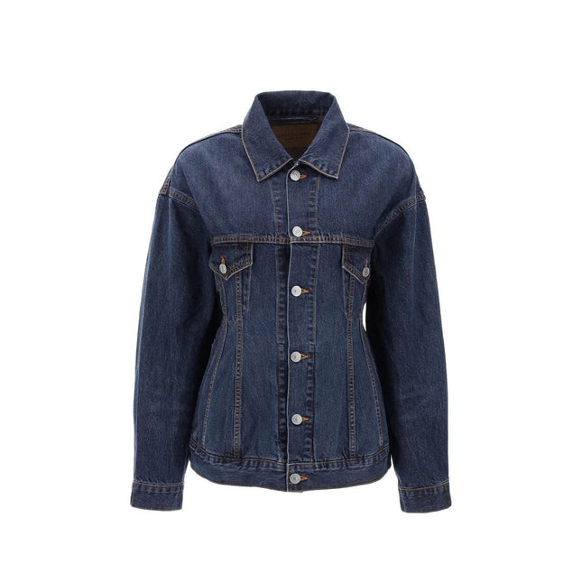 Balenciaga Blue Cotton Denim Jacket