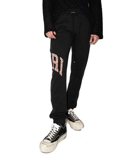 Amiri Black Cotton Joggers (Workout Pants)