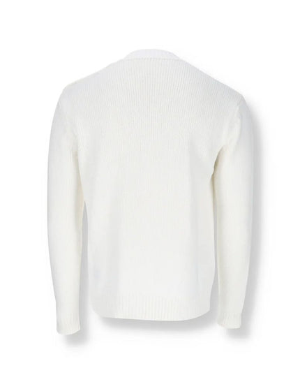Balmain White Cotton Sweatshirt