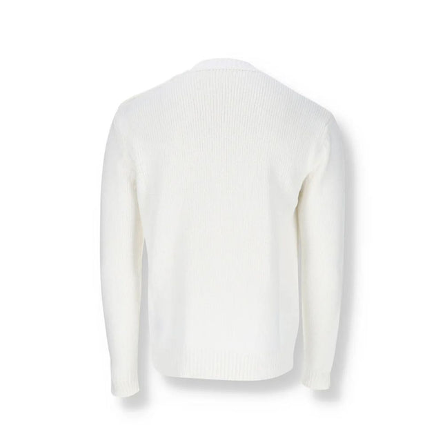 Balmain White Cotton Sweatshirt