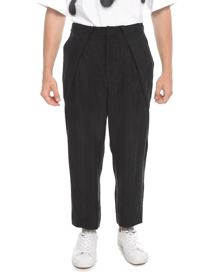 Balmain Black Copper Cropped Pants