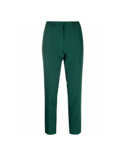 BLANCA VITA Green Elastane Cropped Pants