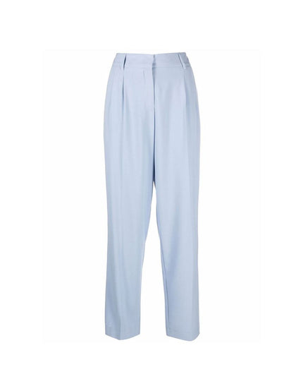 BLANCA VITA Blue Elastane Dress Pants