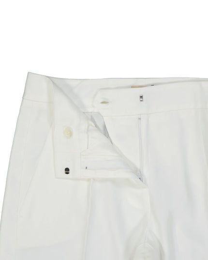 BLANCA VITA White Polyester Casual Pants