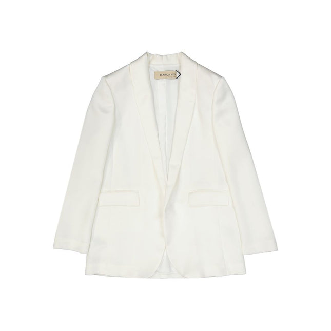 BLANCA VITA White Polyester Blazer
