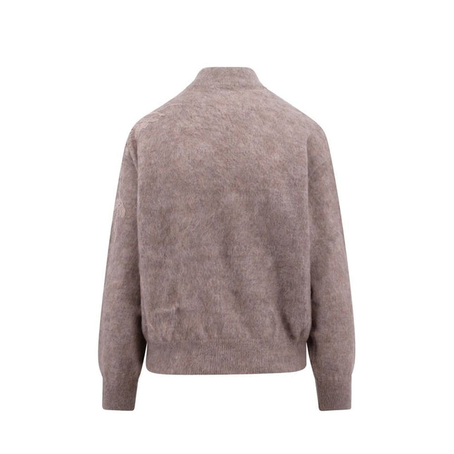 Brunello Cucinelli Beige Cashmere Sweatshirt