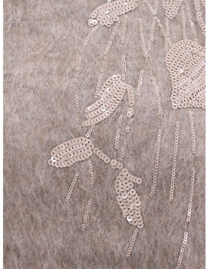 Brunello Cucinelli Beige Cashmere Sweatshirt