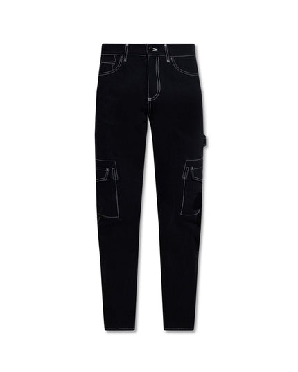 Burberry Black Cotton Cargo Pants