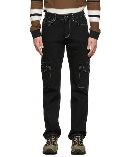 Burberry Black Cotton Cargo Pants