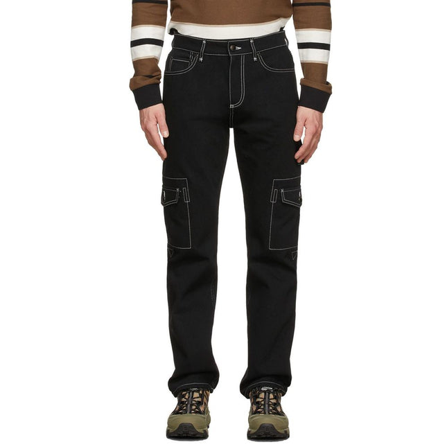 Burberry Black Cotton Cargo Pants