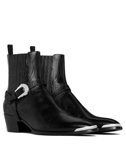 Celine Black Calfskin Chelsea Boots