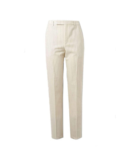 Celine White Wool Flared Pants