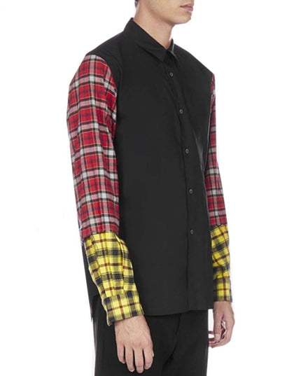 Comme Des Garçons Black Cotton Pattern Shirt