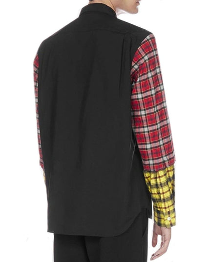 Comme Des Garçons Black Cotton Pattern Shirt