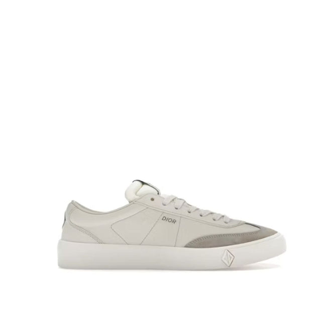 Dior Gray Calfskin Low Top Sneakers